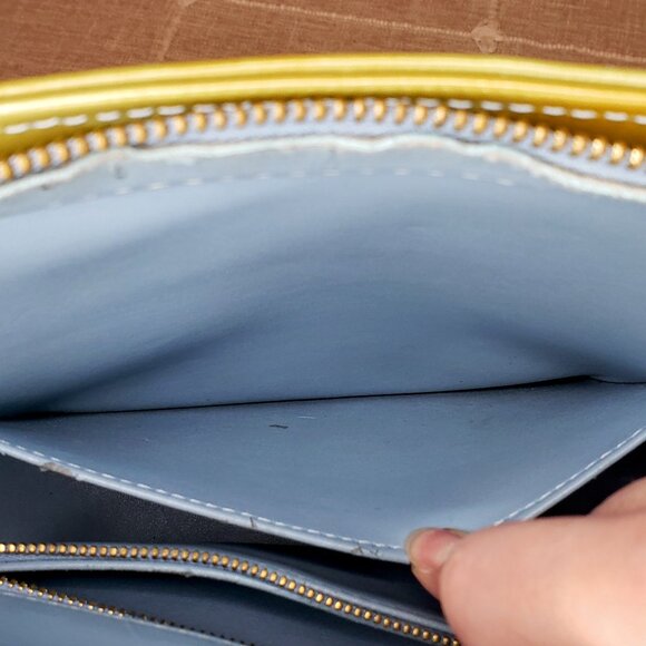 Louis Vuitton FULL INCLUSION Houston Tote - Vintage Green Vernis Leather - Picture 13 of 15